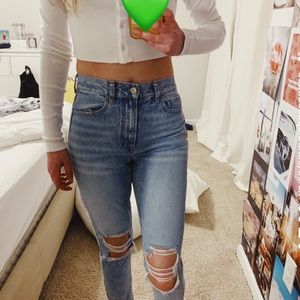American Eagle mom jeans